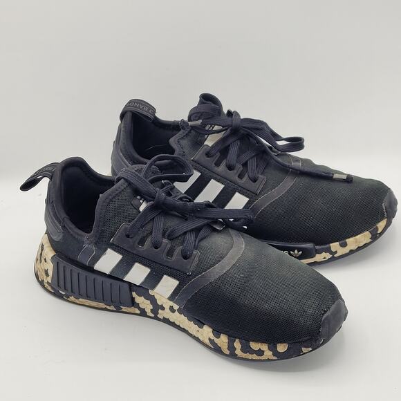Adidas NMD R1 FV8732 black camo mens size 7 black camo